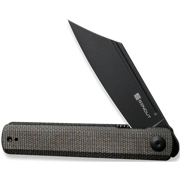 Фото - Нож туристический Sencut SA08F Micarta чорний